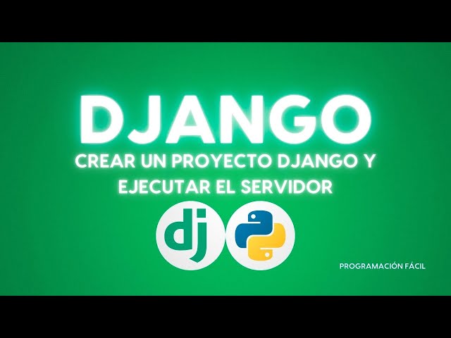 Create a Django project and run the server