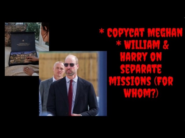 * Copycat Meghan * William & Harry on Separate Missions