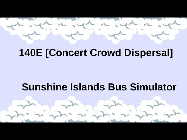 [Concert Crowd Dispersal] 140E Long Island Ferry Pier → Sunshine Pier