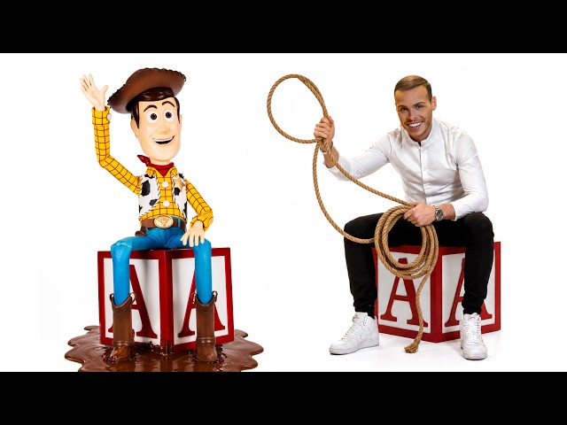 I Made Woody from Toy Story Entirely Out of Chocolate! 🤠🍫