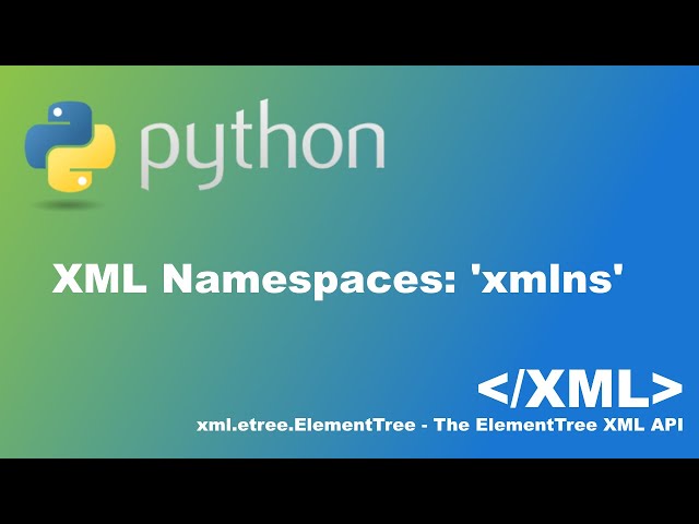 Parsing XML with Namespaces with Python (xml.etree.ElementTree)