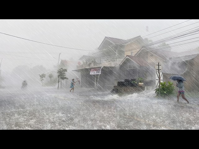 RAINSTORM FOR WHEN YOU'RE ALONE WITH YOUR THOUGHTS 🌧️💔 Night Sounds | Overcome insomnia