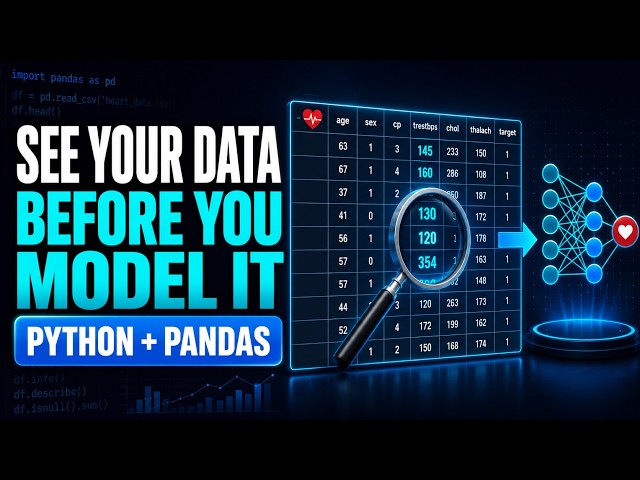 Before building a machine-learning model, you must first understand your data.