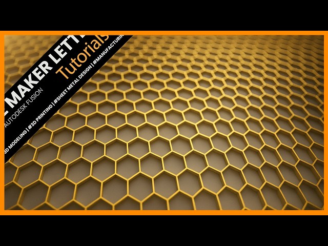 Perfect Honeycomb Pattern in Fusion — The Easy Way