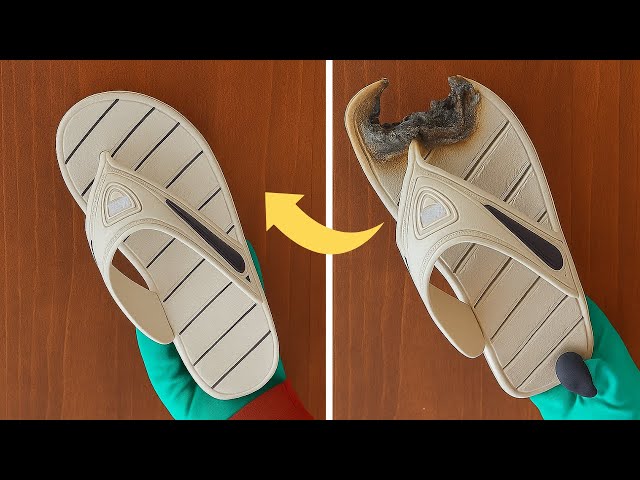 How to Fix a Broken Slipper Easily | Simple DIY Repair Hack That Makes It Look New Again