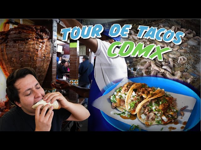 Tour de tacos y comida callejera en la Ciudad de México. Comiendo en la CDMX