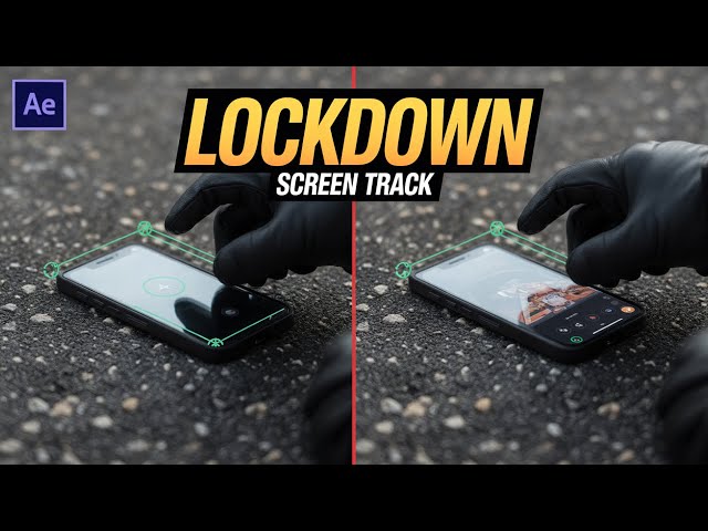 After Effects Lockdown Tutorial: Perfect Screen Replacement & Rotoscope