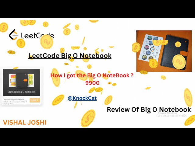 LeetCode Big O NoteBook || First Ever On Youtube 🎯📚 (Review)