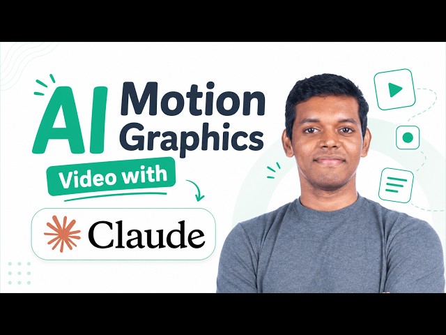 How to Create Motion Graphics with Claude
