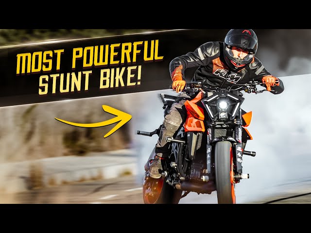 FIRST TEST RUN - IT RIPS 😈 - KTM 990 DUKE STUNT BIKE BUILD! (Part 2 of 2) | RokON VLOG 169