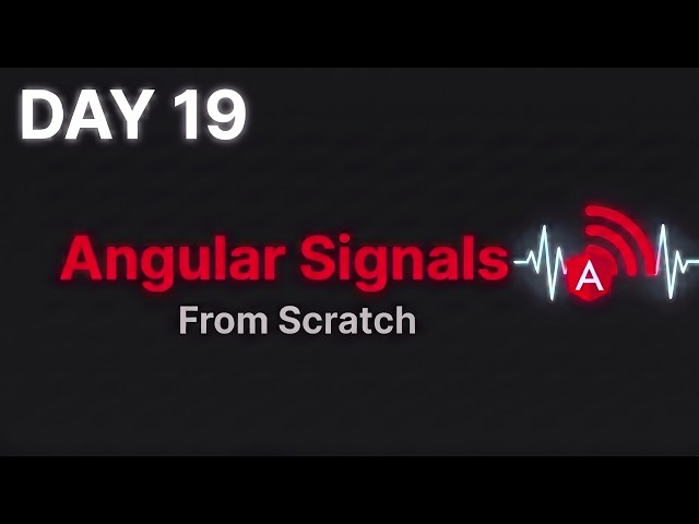 Learning Angular Signals From Scratch (Signal Forms new) — Day 19