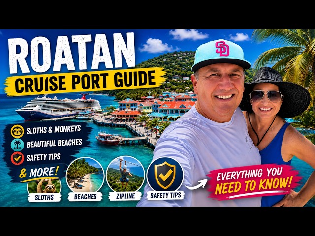 Roatan Cruise Port Guide: Sloths, Zipline, West Bay Beach & What to Know Before You Go