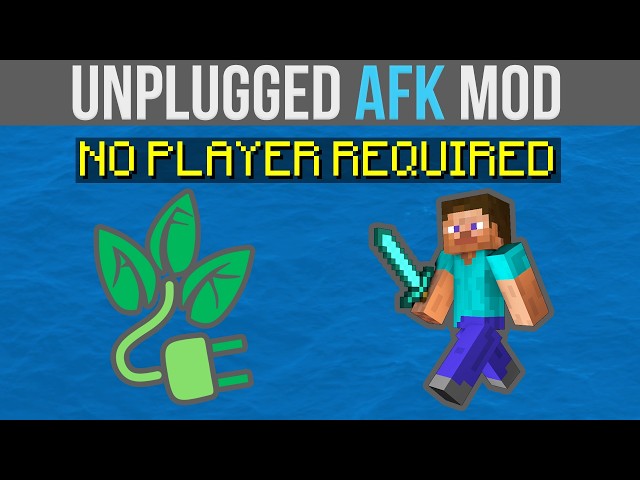 AFK Without A Connection | Minecraft Mod Showcase