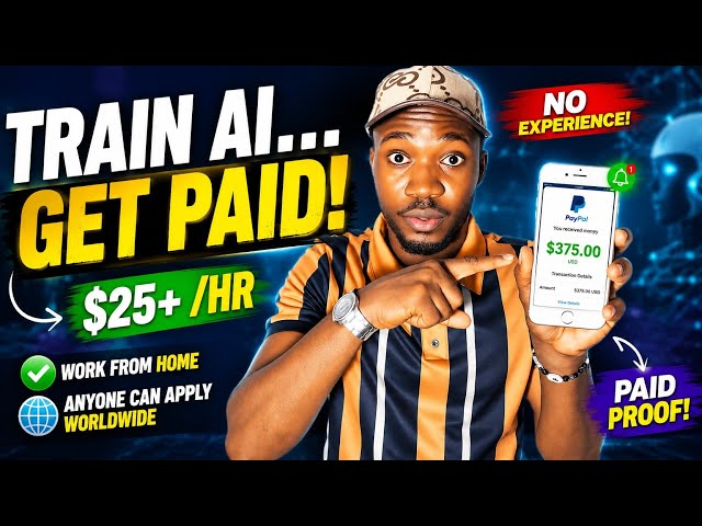 Get Paid to Train AI From Home! Remote AI Job Anyone Can Apply Worldwide (No Experience!)