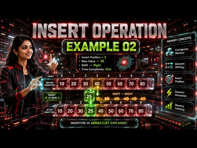 Insert Operation Example 02 in Tamil 🔥DSA Explained in 5 Minutes #trending #insertoperation #keepgon