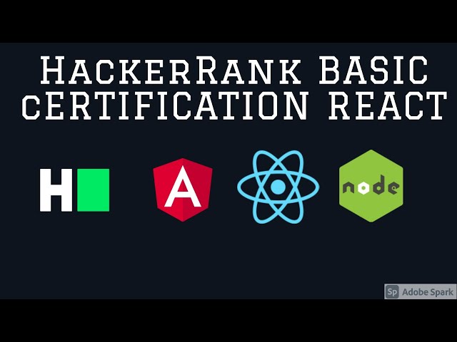 Hackerrank React Basic Certification Part-2