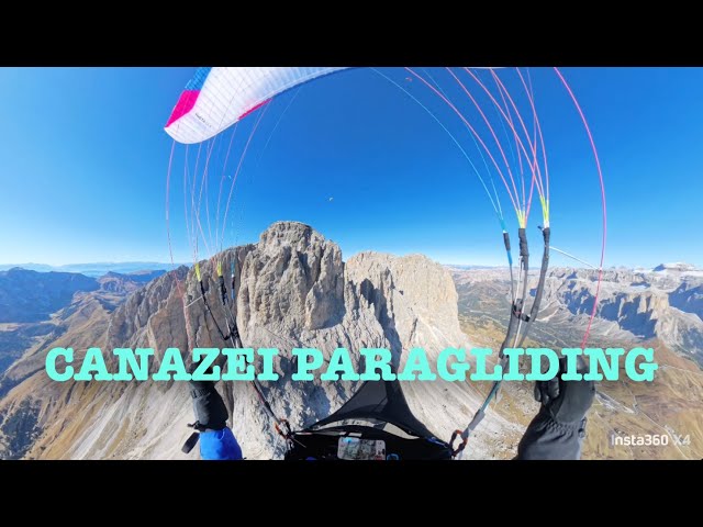 Paragliding weekend DOLOMITES (Canazei) - POV INSTA360 X4 