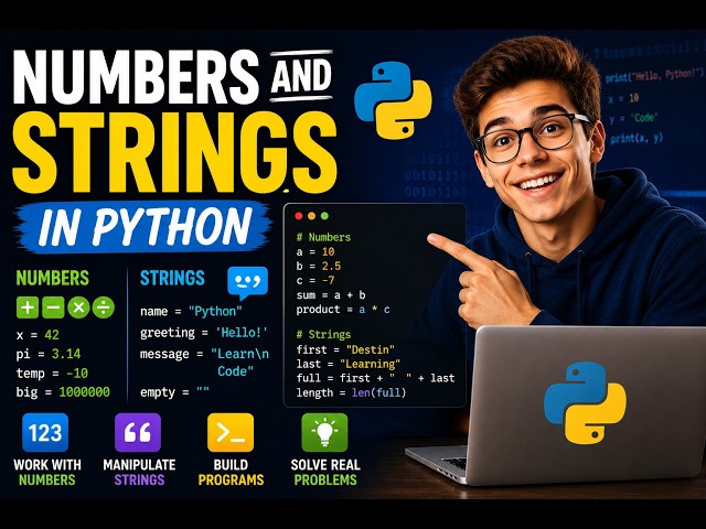 Numbers and String in Python