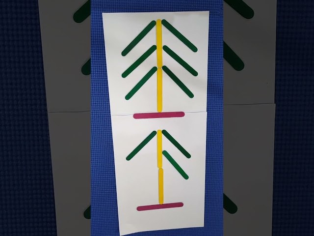 Visual Discrimination Activity for kids|Popsicle Stick designs#shorts #braingames #youtubeshorts