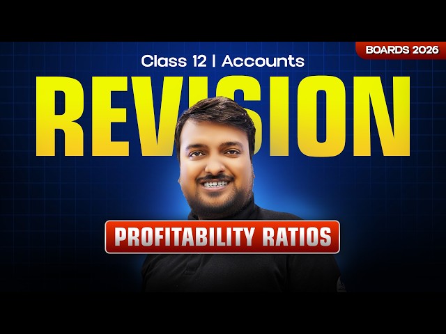 Class 12 Accounts Revision 2026 | Profitability Ratios| Boards 2026 Final Strategy by Gautam Bhaiya