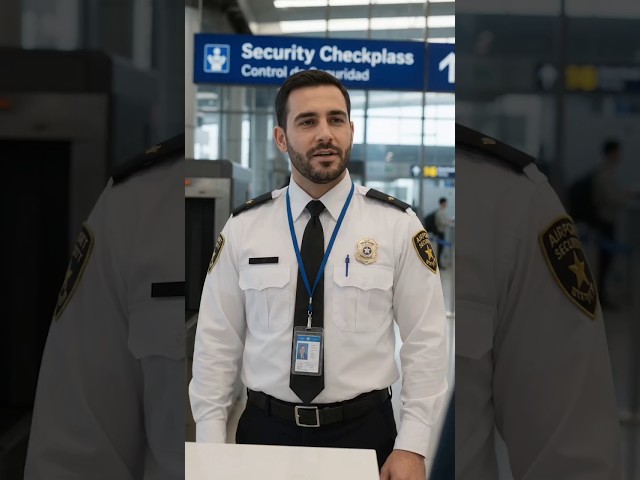 Conversation at the airport _ part 2: at the security checkpoint!