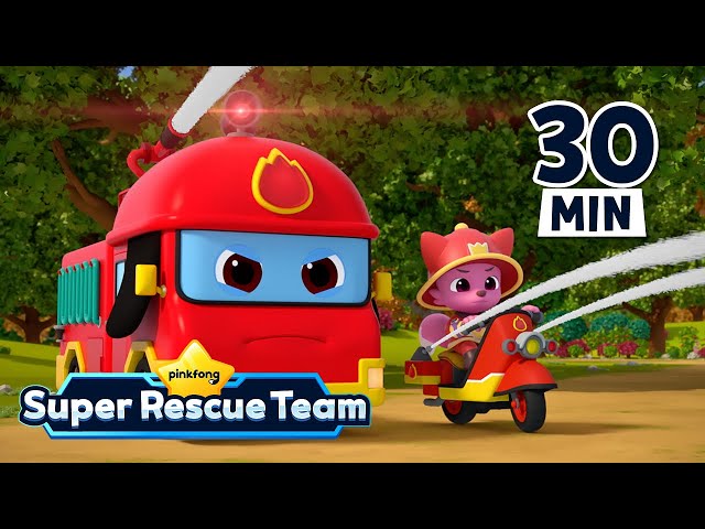 Nee-Naw, Nee-Naw! Don't Play with Fire + More 🚒｜Fire Truck Special｜Pinkfong Super Rescue Team