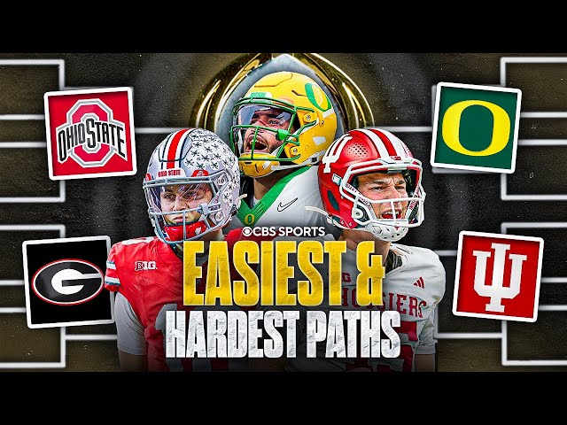 Who Has the Easiest & Hardest Paths in the College Football Playoff? | National Title Odds Explained