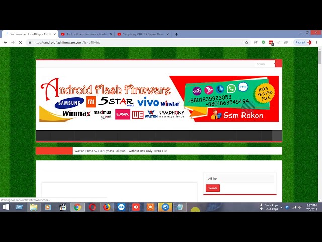 How To Symphony V48 Frp Remove Solution Without Box Only 40MB File