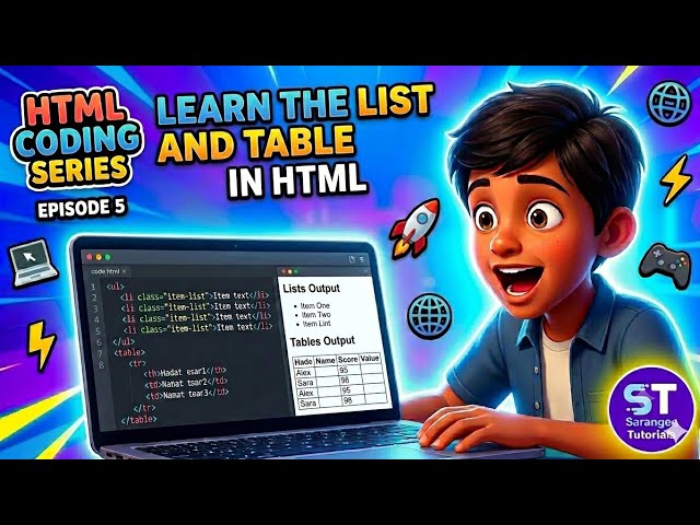 HTML CODING SERIES l HTML Lists & Tables: Made Easy! l Episode 5