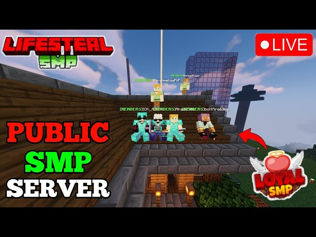 How to Join lifesteal Public Smp Server For Minecraft 🙀 | 24/7 Online | Java + Pe | Cracked 1.21