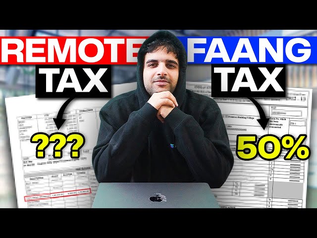 Taxes I pay as a remote software developer vs a FAANG job