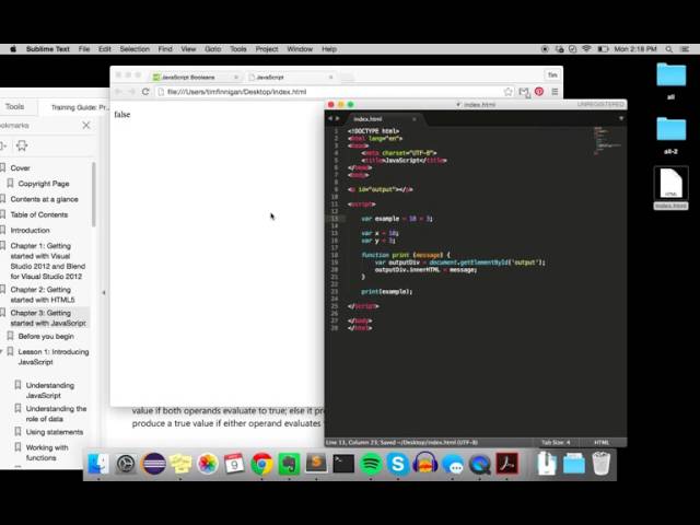 Boolean type (JavaScript)