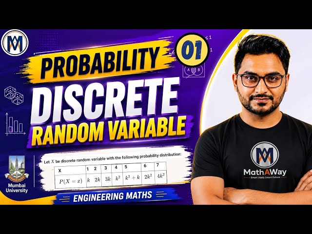 Probability Mumbai University Engineering Maths Discrete & Continuous Random Variable + MGF  PYQ