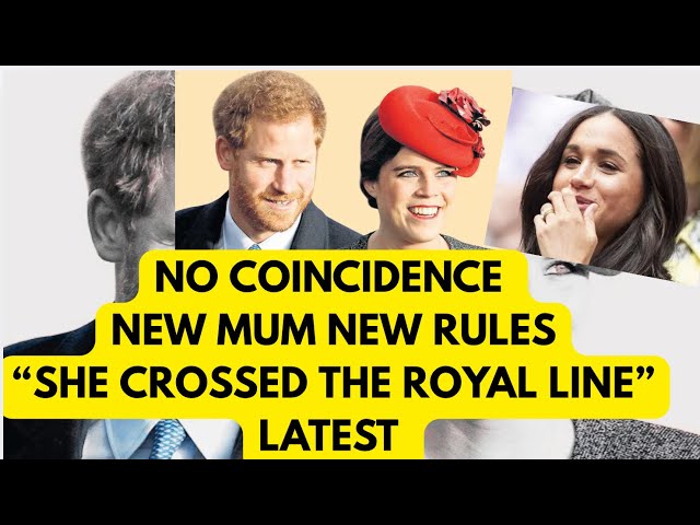 NO COINCIDENCE..”SHE CROSSED THE LINE” MARKLE EUGENIE & HARRY EXPLODE #royals #meghan #news 