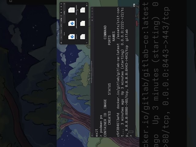 Git Platform Gitlab In Pod Container#shorts
