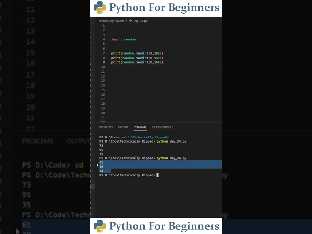 How To Generate Random Numbers In Python | Python For Beginners