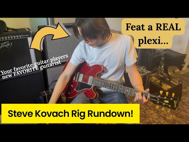 The coolest guitar rig ever? Steve Kovach’s Rig! 