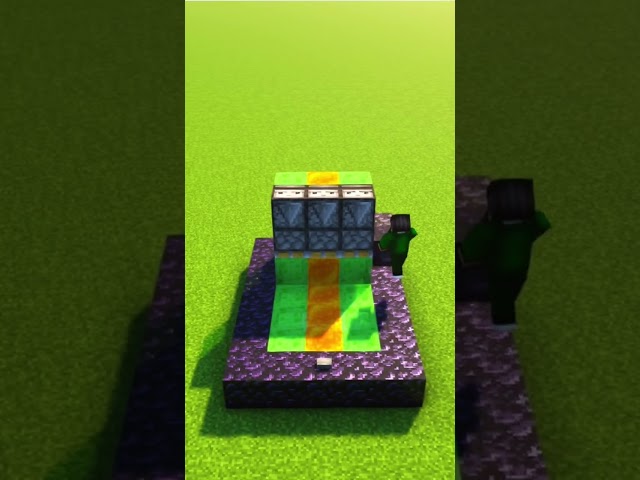 Cool 3x3 Elevator in Minecraft! #shorts
