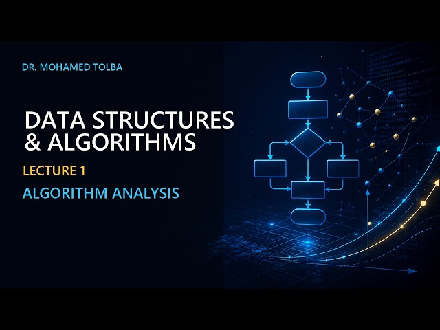 Introduction to Algorithm Analysis | Data Structures & Algorithms – Lecture 1