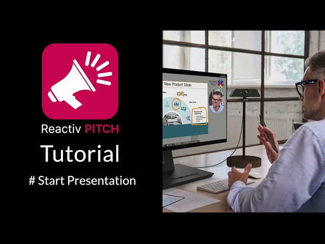 【Reactiv Pitch Tutorial 】#1 Start Presentation | FunTech Innovation