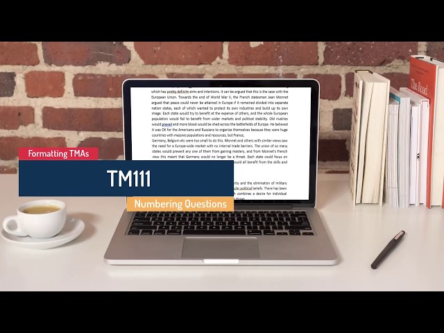 Setting Out TMAs - Numbering