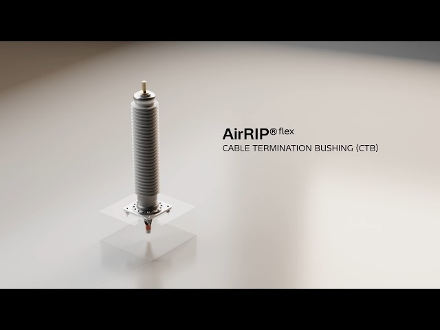 AirRIP® flex CTB | Dry High‑Voltage Cable Termination Bushing for Safer Grids