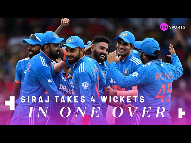 Mohammed Siraj takes 4 wickets in one OVER!🔥| Sri Lanks v India Asia Cup | Cricket Highlights