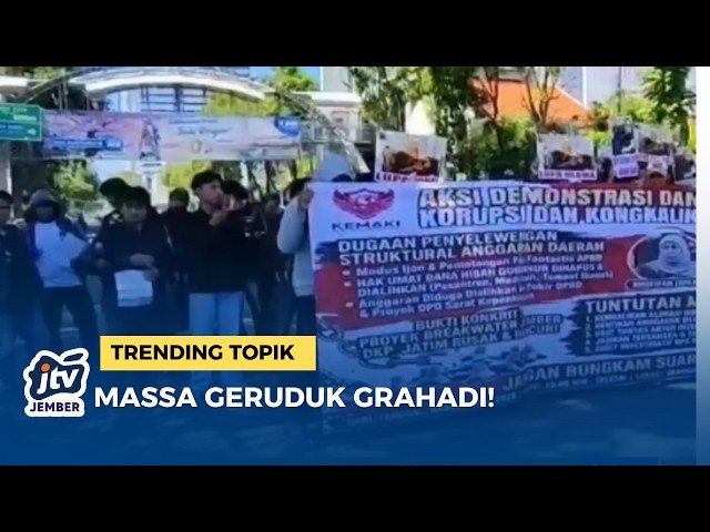 Hundreds Protest at Grahadi! Kemaki Highlights Alleged Corruption of East Java's Regional Budget ...
