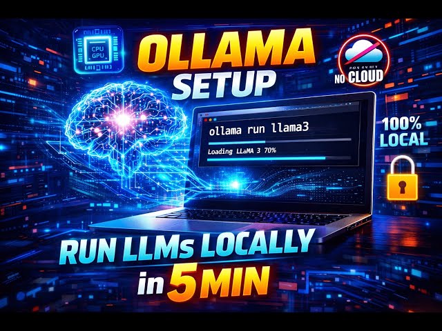 Run LLMs Locally in 5 Minutes 🔥 | Ollama Local Setup Guide