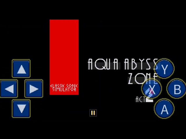 Sonic 4: Altar Island - Aqua Abyss Zone Act 1&2 (Classic Sonic Simulator)