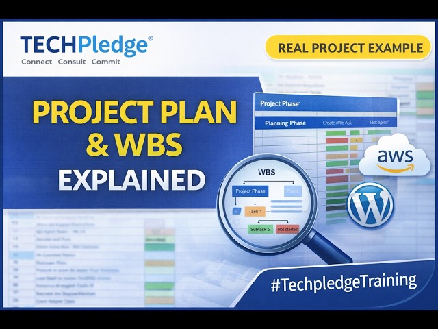 What is Project Plan & WBS? | Work Breakdown Structure Explained with Real IT & Cloud Example