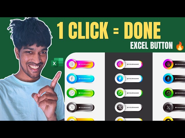 Excel Button Tutorial | #excel