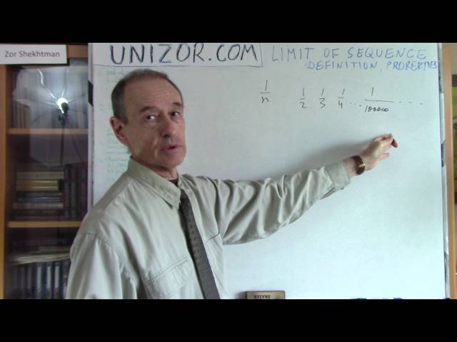 Unizor - Sequence Limit - Definition and Properties