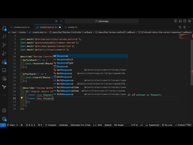 270   Create review method unit test